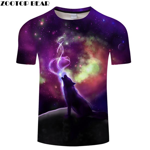 

cold 3d tshirt men t shirt wolf t-shirt casual tee print streetwear camiseta summer short sleeve o-neck drop ship zooear, White;black