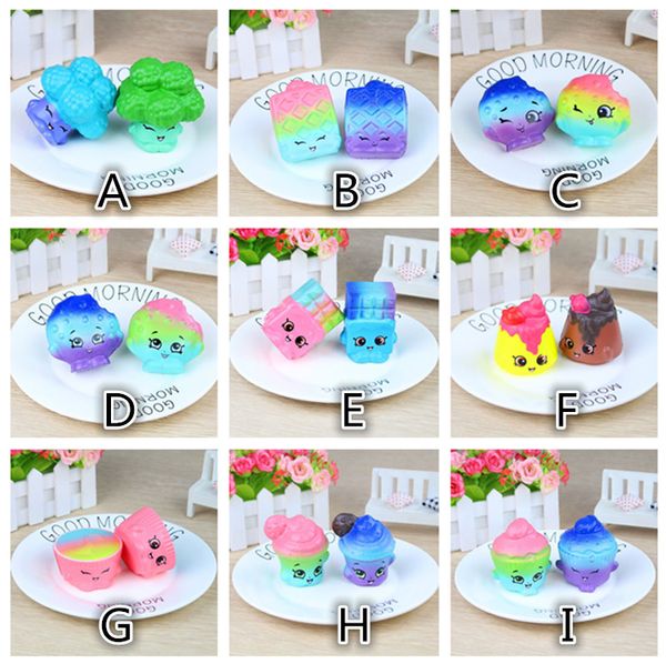 

new suit pu slow rebound toy cakebread vegetable biscuit simulation decompression model reduced pressure toy t4h0470
