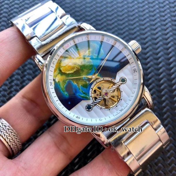 

новые 115124 tourbillon limited edition 4810 мужские автоматические часы серебристый корпус из нержавеющей стали браслет 42мм 4810 мужские л, Slivery;brown