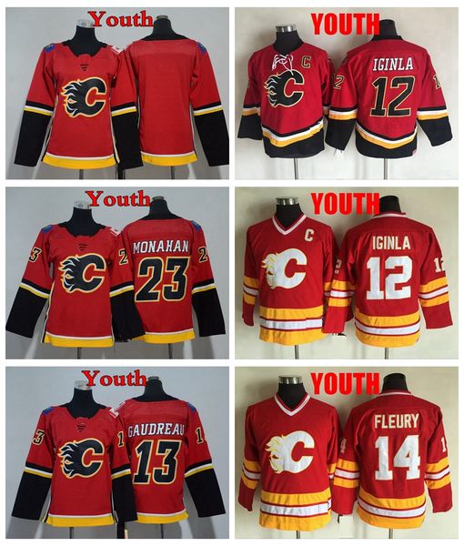 calgary flames youth jersey