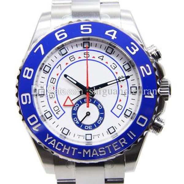 

Hot Seller Luxury Men Watches 116680 white dial ceramic bezel watch Automatic Movement sapphire glass Stainless Steel Mens sport Wristwatch