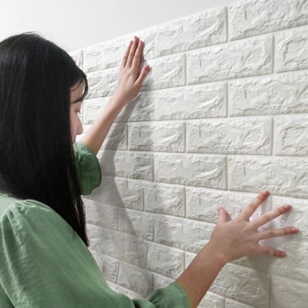 

3D кирпичные стены бумаги самоклеящиеся обои панели наклейка обои красочные ТВ ди