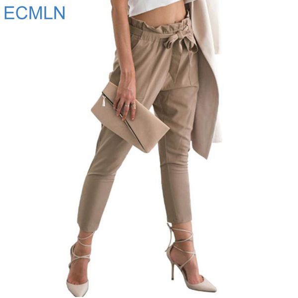 

new fashion women mid waist shirley pants suede taupe casual female trousers autumn winter leather bottoms female trouser, Black;white