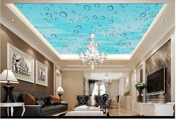 

3d wallpaper custom p ceiling mural wallpaper water wave water droplets water drops zenith mural large starry sky wallpaper
