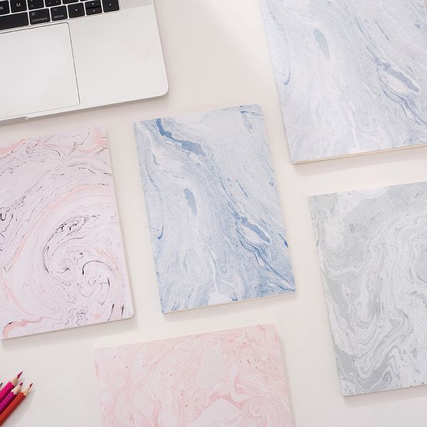 

b5 a5 cute pink notpaper elegant marble lined paper journals diary cute stationery office school supplies, Purple;pink