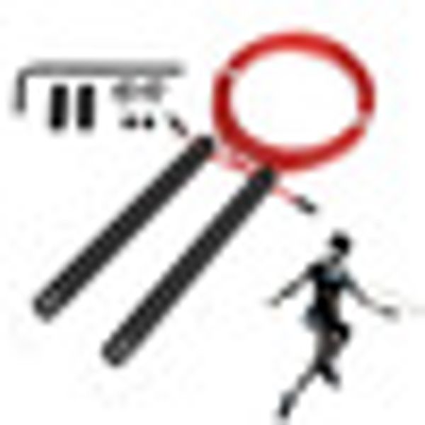 

adjustable skipping rope speed jump rope fitnesss crossfit equipment steel wire jumping with ball bearing 3 meters
