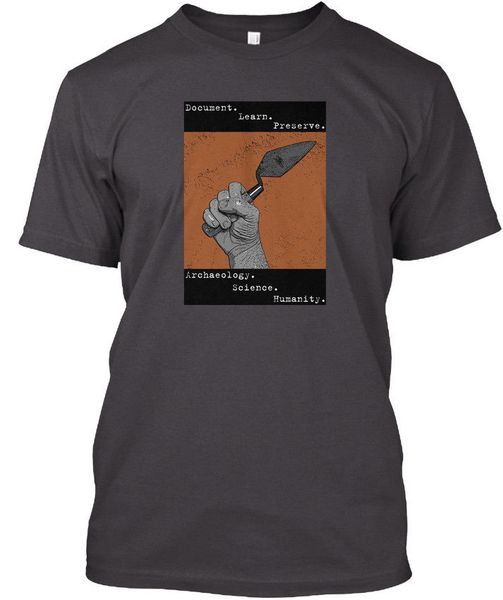 

trowels up archaeology tee t-shirt, White;black