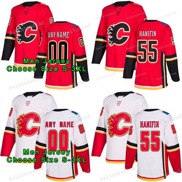 

55 Noah Hanifin 2018-19 Calgary Flames James Neal Johnny Gaudreau 23 Sean Monahan Curtis Lazar Matt Stajan Luke Gazdic Mark Giordano Jersey