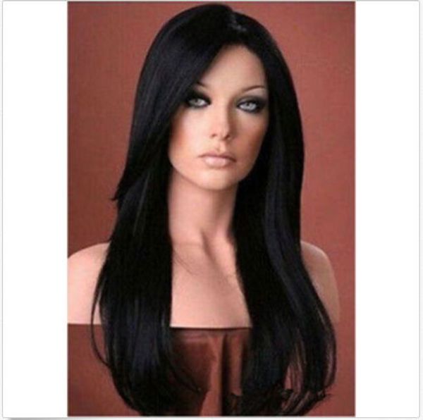 New High Quality Fashion Picture Wig Fashion Sexy Women Black