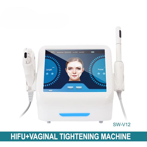 

2 in 1 hifu face lift machine hifu vaginal tightening machine woman use in beauty spa