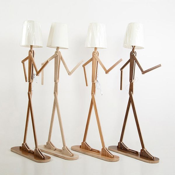 Standleuchte Design Wohn Zimmer Büro Steh Lese Leuchten Lampen Boden Flur Stoff