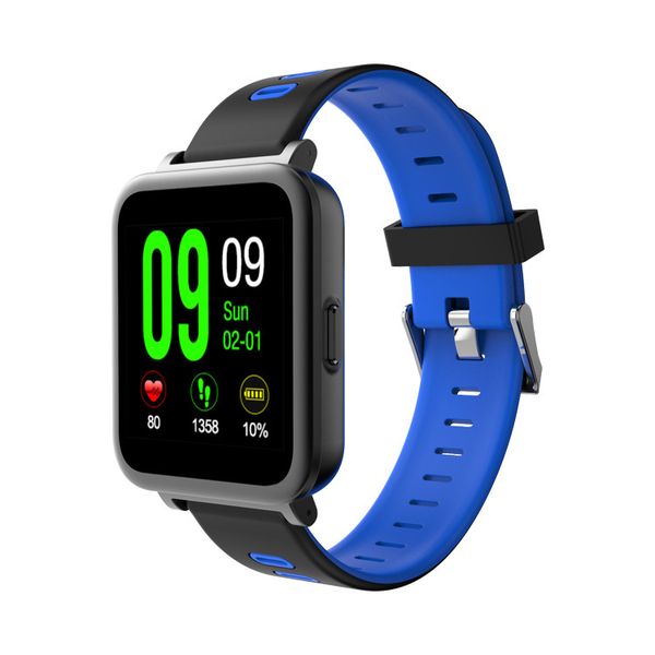 Luxuriöse hochwertige Smartwatch MTK Sync Notifier Bluetooth Musik Smartwatches Schrittzähler Herzfrequenz Schlafmonitor moderne Armbanduhr