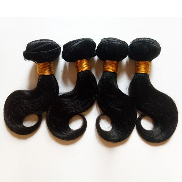 

brazilian malaysian virgin human hair weft natural color and black #1 #1b new short type 8-16inch body wave european indian remy hair