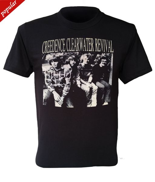 

Creedence Clearwater Revival Ccr Футболка 60 с 70 с Рок-группа Retro Mannen S Tot 2XL Nieuwe Mode Heren Korte Mouw Katoenen Фут