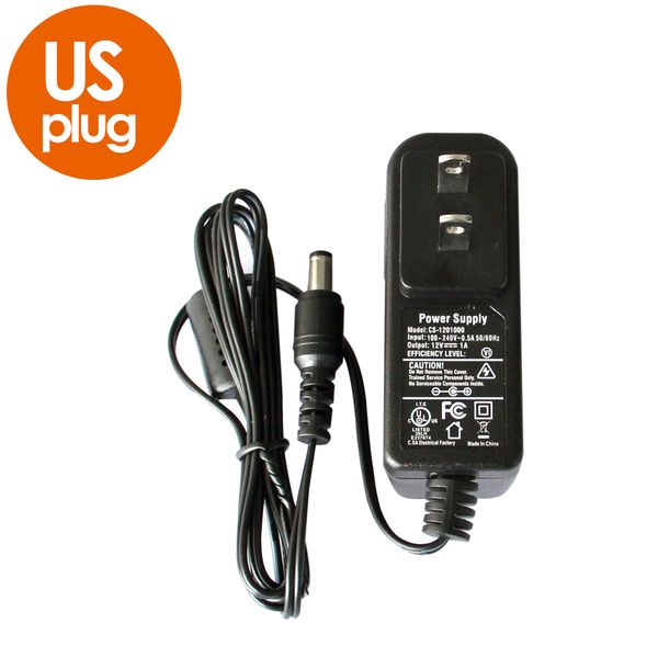 

12v 1a ac 100v 240v converter adapter dc 12v 1a1000ma ce ul tandard power upply eu uk au u plug 5 5mm x 2 1mm for cctv camera