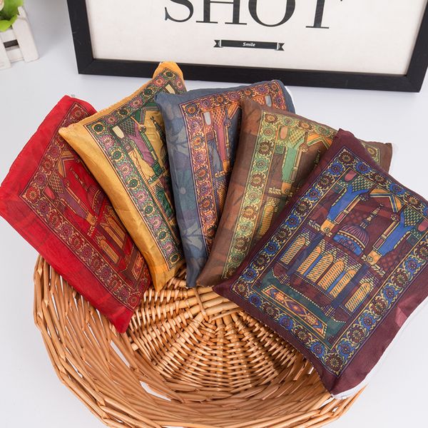 

70*110cm pocket prayer mat muslim prayer rug for travel business selling