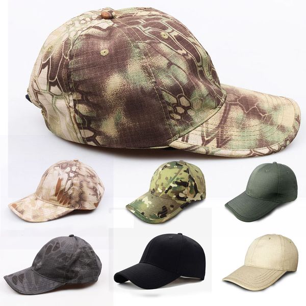 

python camouflage hat simplicity outdoor hat woodland camo tactical cap for hunting army hat 7 styles support fba drop shipping g700f, Black;white