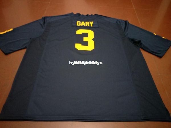 

men #3 rashan gary michigan wolverines alumni college jersey xs-6xl or custom any name or number jersey, Black;red