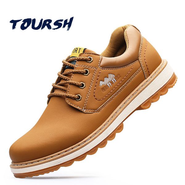

toursh waterproof boots men in basic boots men fashion bota masculina casual male leather botas impermeable hombre, Black