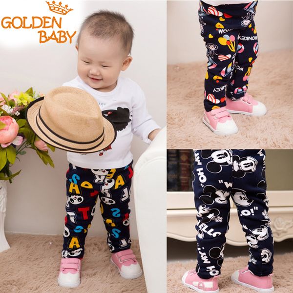

2018 baby girls and baby boys cartoon leggings fall/winter boys warm fashion pants and toddler pants 0-3t mix co, Blue