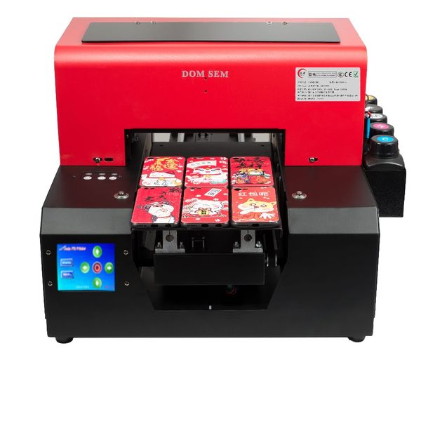 

A4 ize for gla wood pla tic pvc metal acrylic flatbed led uv printer with printhead