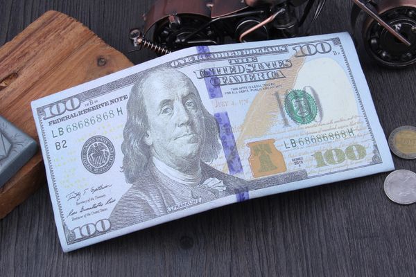 

Business PU Dollar US Men Wallets Credit Card Holder Purse Bifold 3 Style High Quality A393