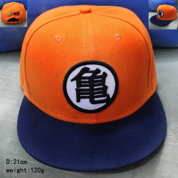 

2019 4 стиля высокого качества шарика дракона z гоку шляпа snapback flat хип-хоп шапки повседневной бейсболке для мужчин женщин детей дня ро, Blue;gray