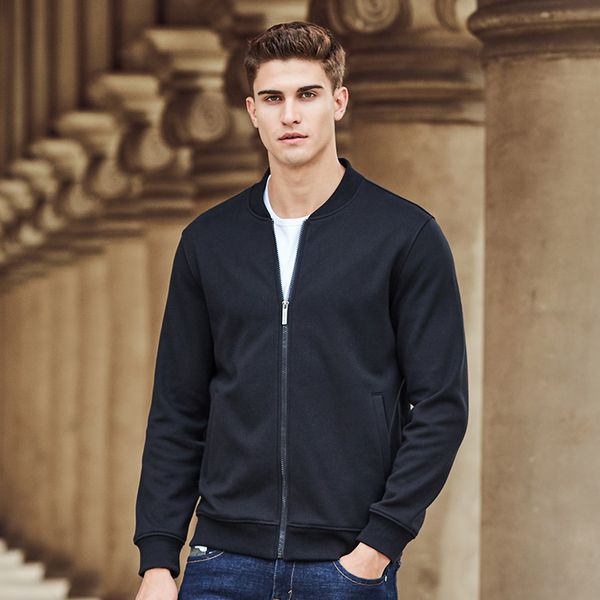 

O-Neck Pioneer Camp New Black Thick Fleece Hoodies Men Brand Clothing Solid Casual Zipper Sweatshirt Male Quality Cotton Regular