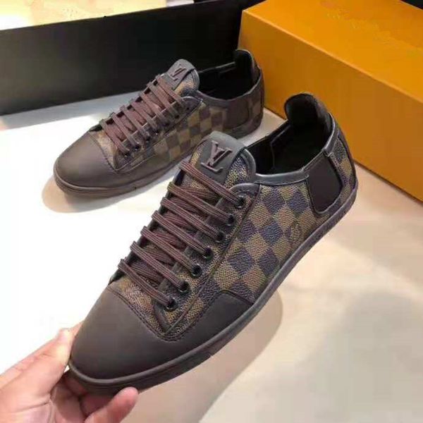 

new arrival brand men shoes fashion low-men casual shoes original box size39-45 09, Black