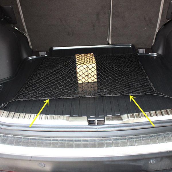 

for subaru impreza vehicle black rear trunk cargo baggage organizer storage nylon plain vertical seat net