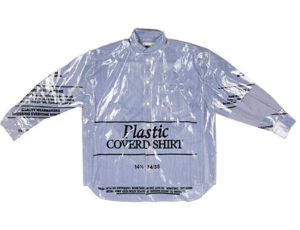 

DOUBLET PLASTIC Cover Shirts Mens Women Japan Fashion Brand Oversize Shirts Man High Street Letter Print Design Shirts Mens Clothes Tops