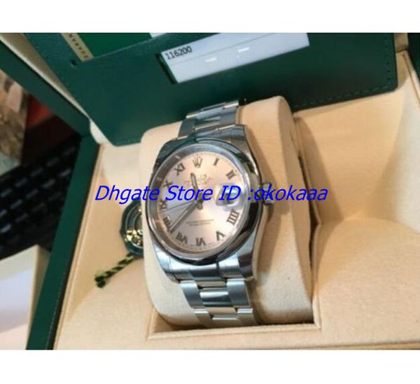 

С оригинальной коробкой из нержавеющей стали Браслет Мужская 41мм SS Серебряный ри