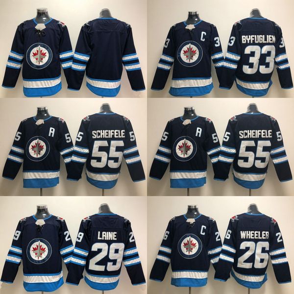 

55 Mark Scheifele Jersey Winnipeg Jets Hockey Jerseys 29 Patrik Laine 26 Blake Wheeler 33 Dustinbyfuglien Hockey Jersey