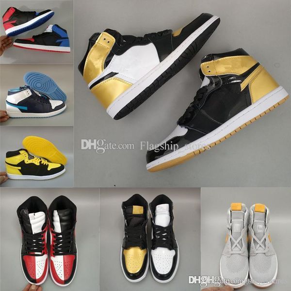 

1 og high banned black red white men ba ketball hoe 1 port hoe athletic trainer neaker ize eur40 47