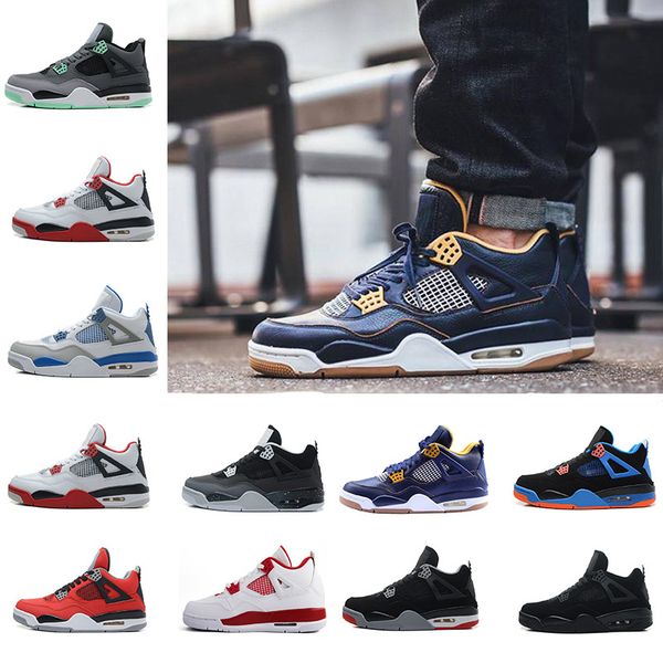 

drop shipping wholesale basketball shoes men 4 dan 4s sneakers boots authentic discount outdoor sports shoes us 8-13