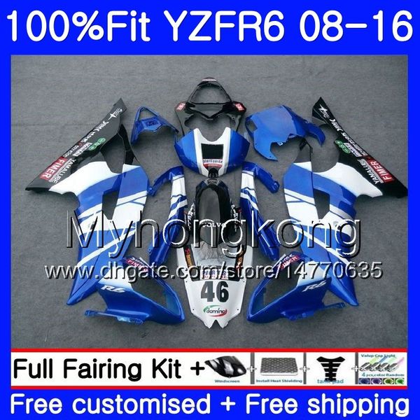 Инъекции для Yamaha глянцевый синий новый YZF600 YZFR6 08 09 10 11 12 YZF-600 234HM.7 YZF 600 R 6 YZF-R6 YZF R6 2008 2009 2010 2011 2012 обтекатели