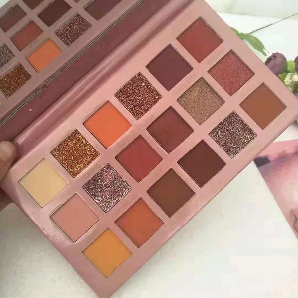

Drop hipping 2018 new beauty makeup palette new nude 18color eye hadow palette matte himmer high quality