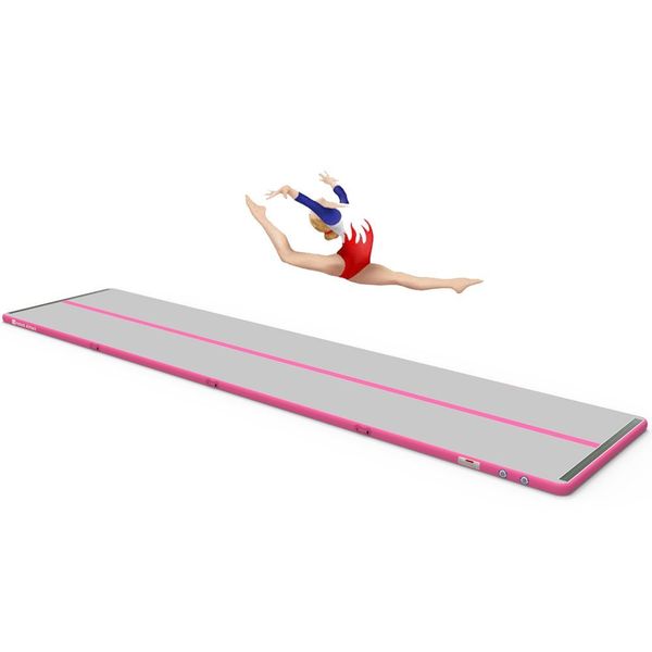 

6x1x0.1m gymnastics inflatable air track tumbling mat gym airtrack for sale