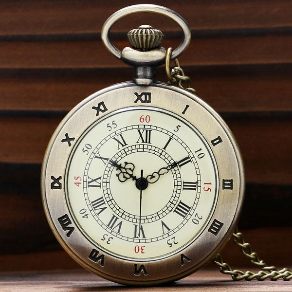 

Large Vintage Pocket Watch Classic Roman Numerals Dial Slim Necklace Simple Nurse Watches Perfect Gifts for Family Friends Xmas