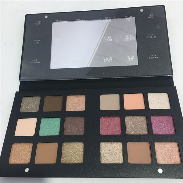 

Natural 18 color nata ha eye hadow co metic long la ting makeup eye hadow palette profe ional makeup glitter eye hadow palette