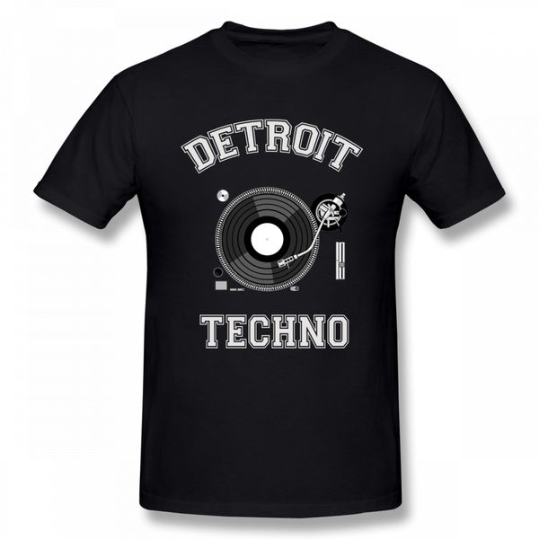 

detroit techno t shirt streetwear t-shirt men cotton xxxl short sleeve custom t shirts, White;black