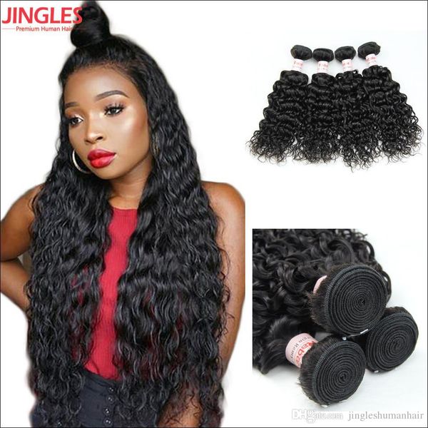100 Unprocessed Malaysian Remy Human Hair Bundles Water Wave