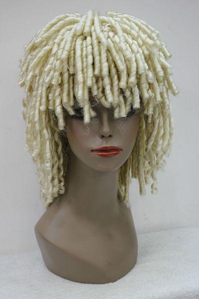 

blonde african style women lady wigs dreadlocks ruud gullit wig, Black;brown