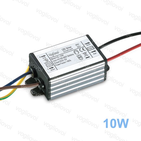 

lighting transformers low current 10w waterproof for floodlights high bay lamp ac110v ac220v aluminum silicone driver adapter dhl