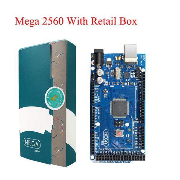 

mega 2560 r3 board 2012 offcial version with atmega 2560 atmega16u2 chip for arduino integrated driver with original retail box