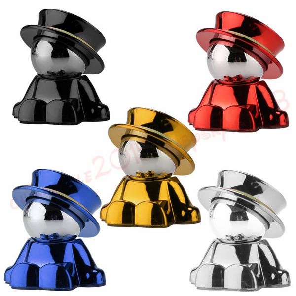 

Car mobile phone holder 360 degree alloy univer al mount holder tand magnetic tand for iphone am ung gp pc mp3 with retail box
