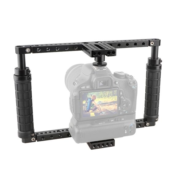 

camvate adjustable cage with qr shoe adapter (battery grip) item code: c1808