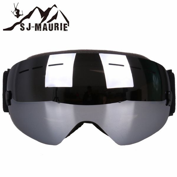 

sj-maurie 4 colors ski goggles women uv400 anti-fog big ski mask glasses double lens skiing windproof goggles gafas snowboard