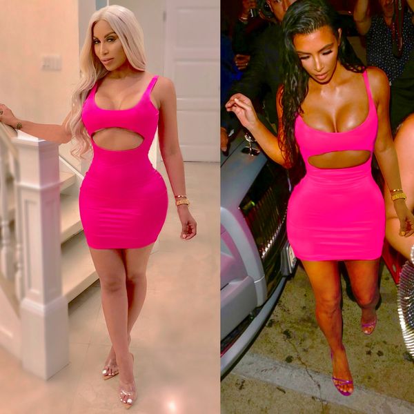 

women bodycon party dresses bandage jumper 2018 fashion heart hollow rose red sleeveless backless night club slim mini dress, White;black