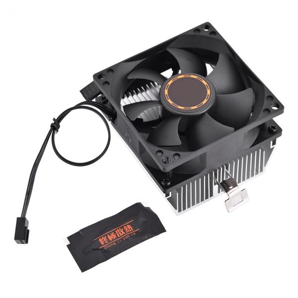 Freeshipping 80 * 80 * 25mm Cooler Cooler Cooler Quiet Вентилятор для радиатора для K8 серии 754 939 940 Процессор AMD Athlon 64 5200